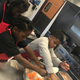 Children in the cooking class. Photo Courtesy of Amy Saxe-Custack